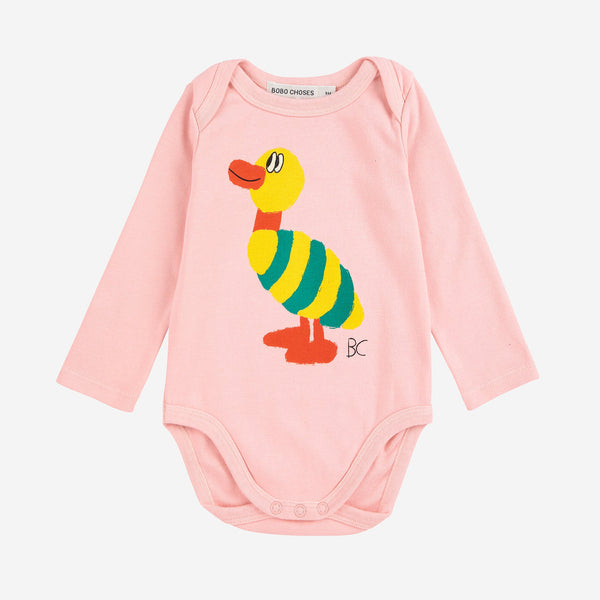 Striped Duck Body – light pink