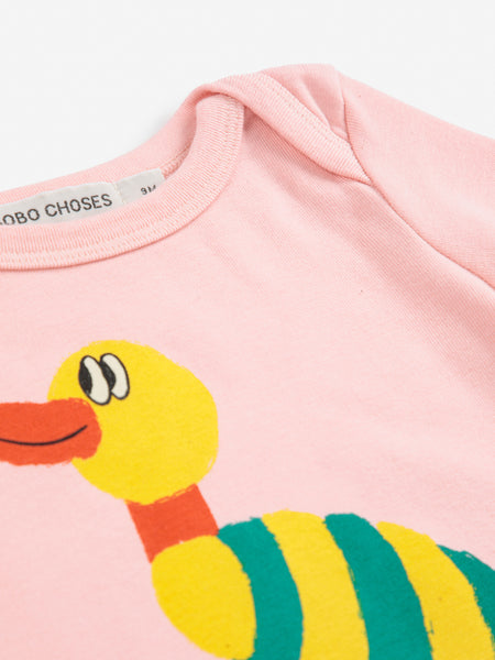 Striped Duck Body – light pink