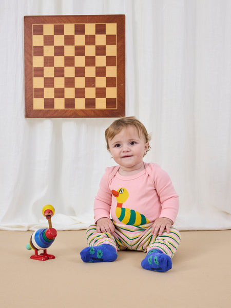 Striped Duck Body – light pink