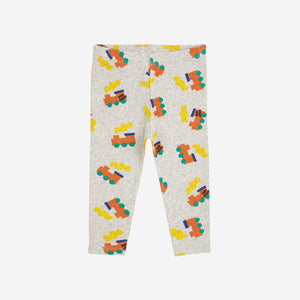 Bobo Choo Choo All Over Leggings – light heather grey