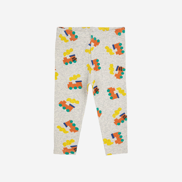 Bobo Choo Choo All Over Leggings – light heather grey