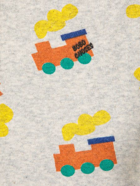 Bobo Choo Choo All Over Leggings – light heather grey