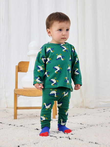 La Oca All Over Leggings – green