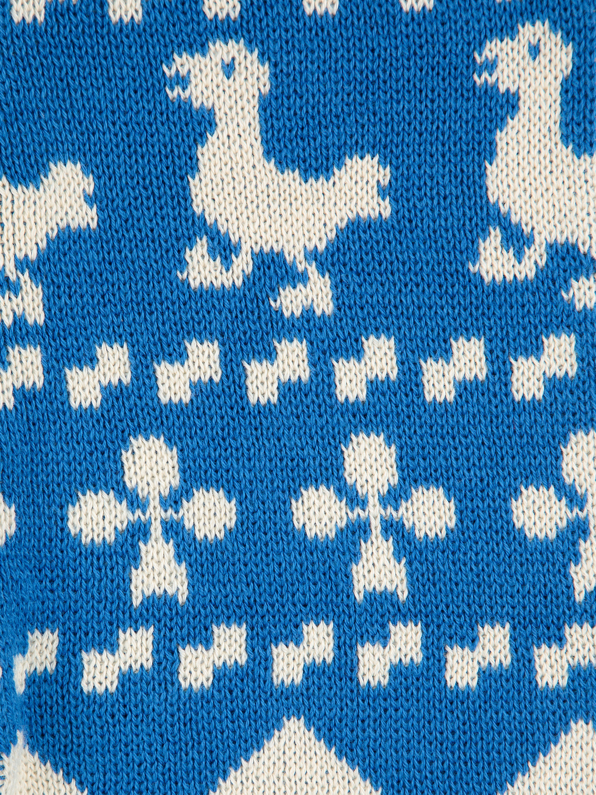 Farm All Over Knitted Pants – blue