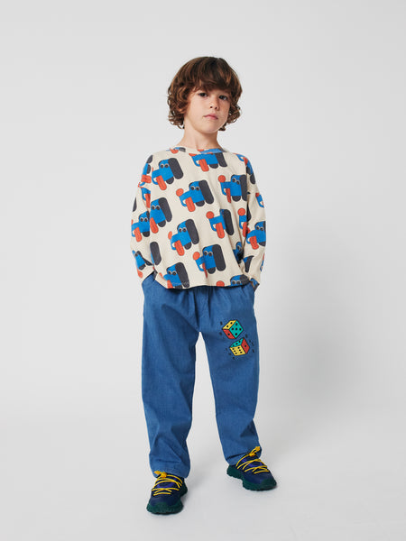 Doggy Mate all over T-shirt – off white