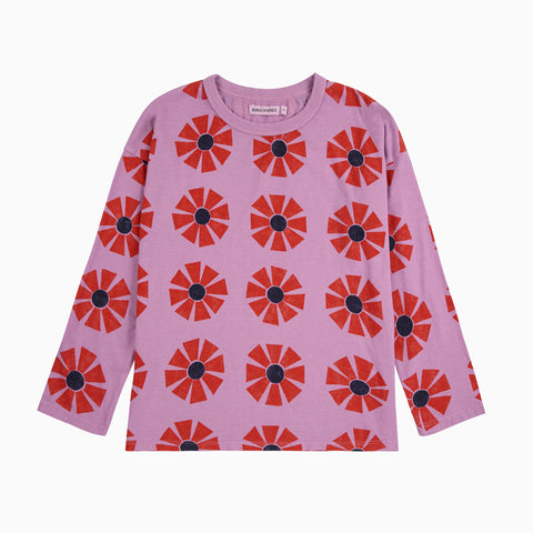 Kaleidoscope all over T-shirt – purple