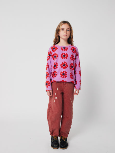 Kaleidoscope all over T-shirt – purple