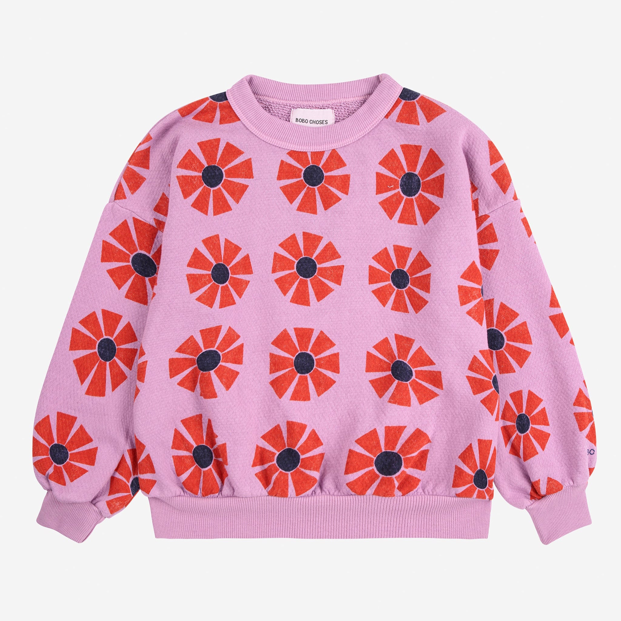 Kaleidoscope all over sweatshirt – purple