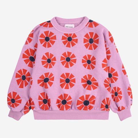 Kaleidoscope all over sweatshirt – purple
