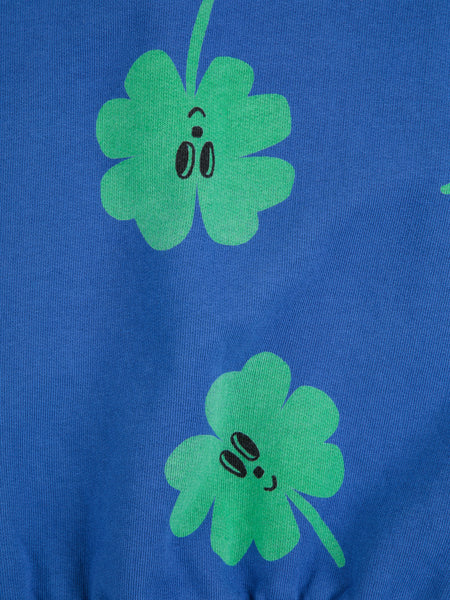 Lucky Clover All Over Sweatshirt – blue