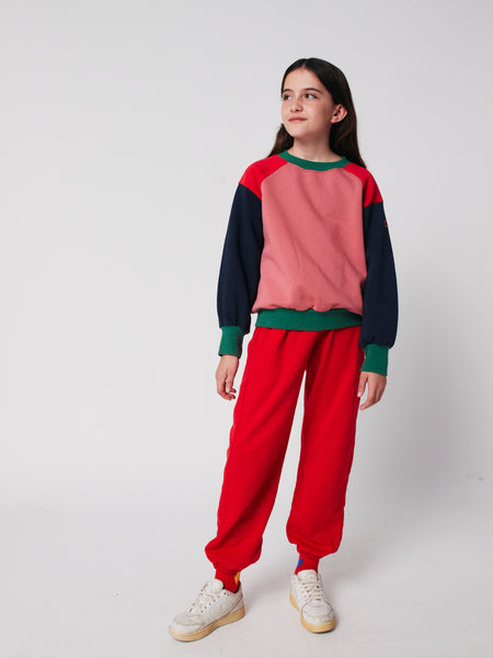 Tic Tac Toe Color Block Sweatshirt – multicolor