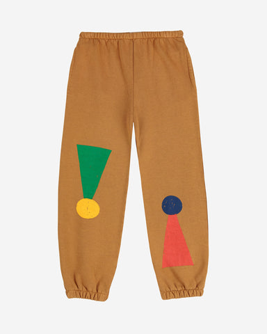 Chess Pawn Jogging Pants – brown