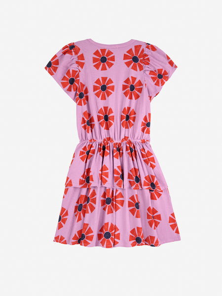 Kaleidoscope all over dress – purple