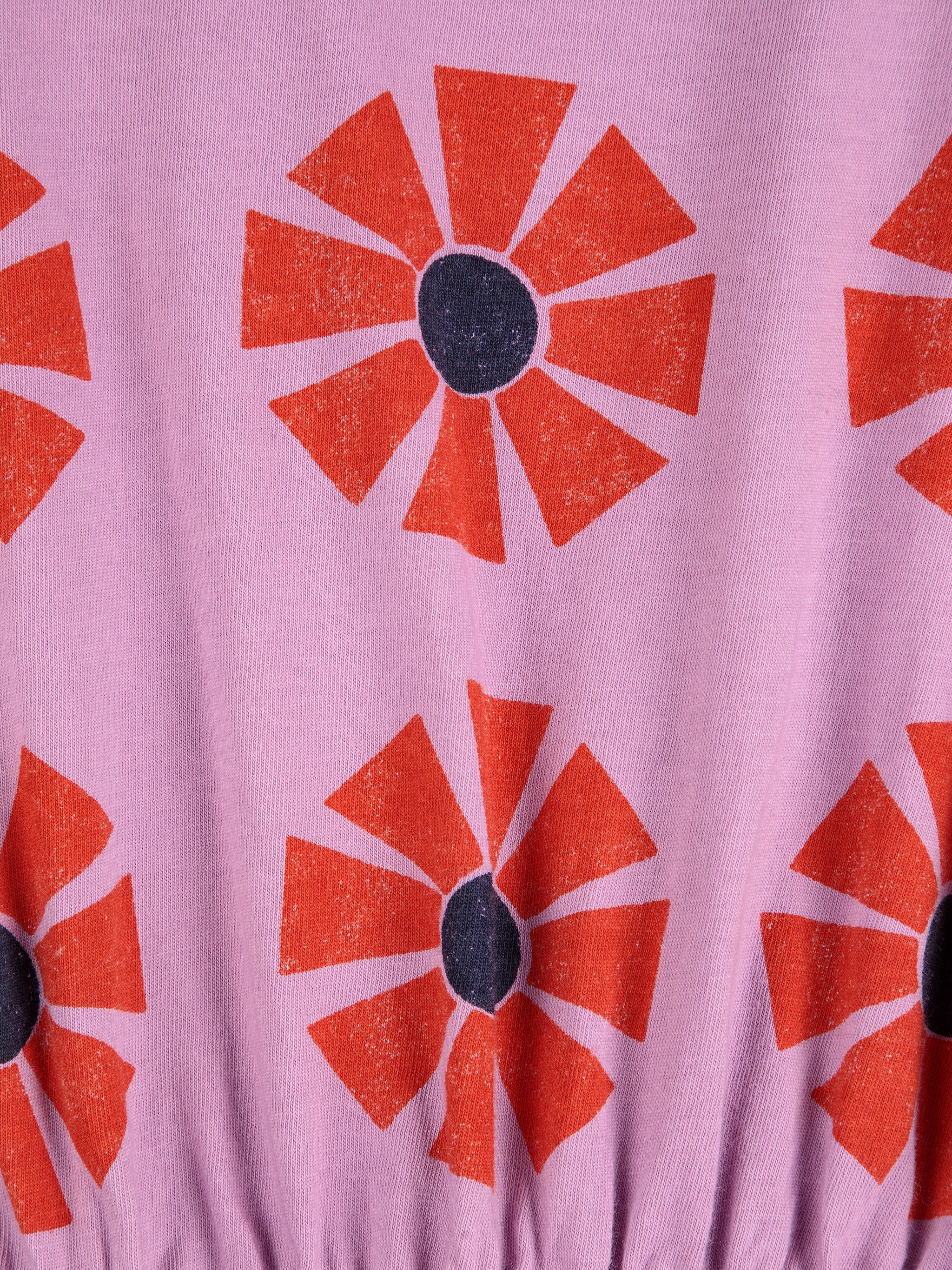 Kaleidoscope all over dress – purple