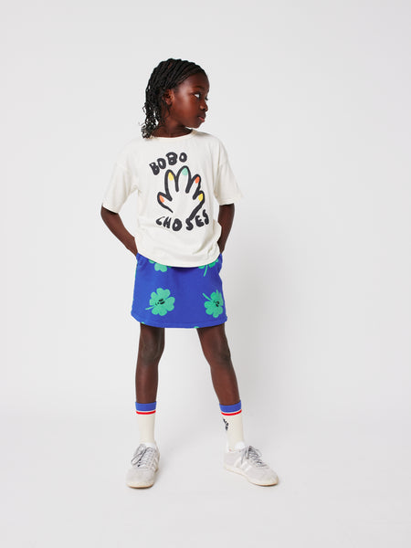 Lucky Clover all over skirt – blue