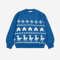 Farm jacquard jumper – blue