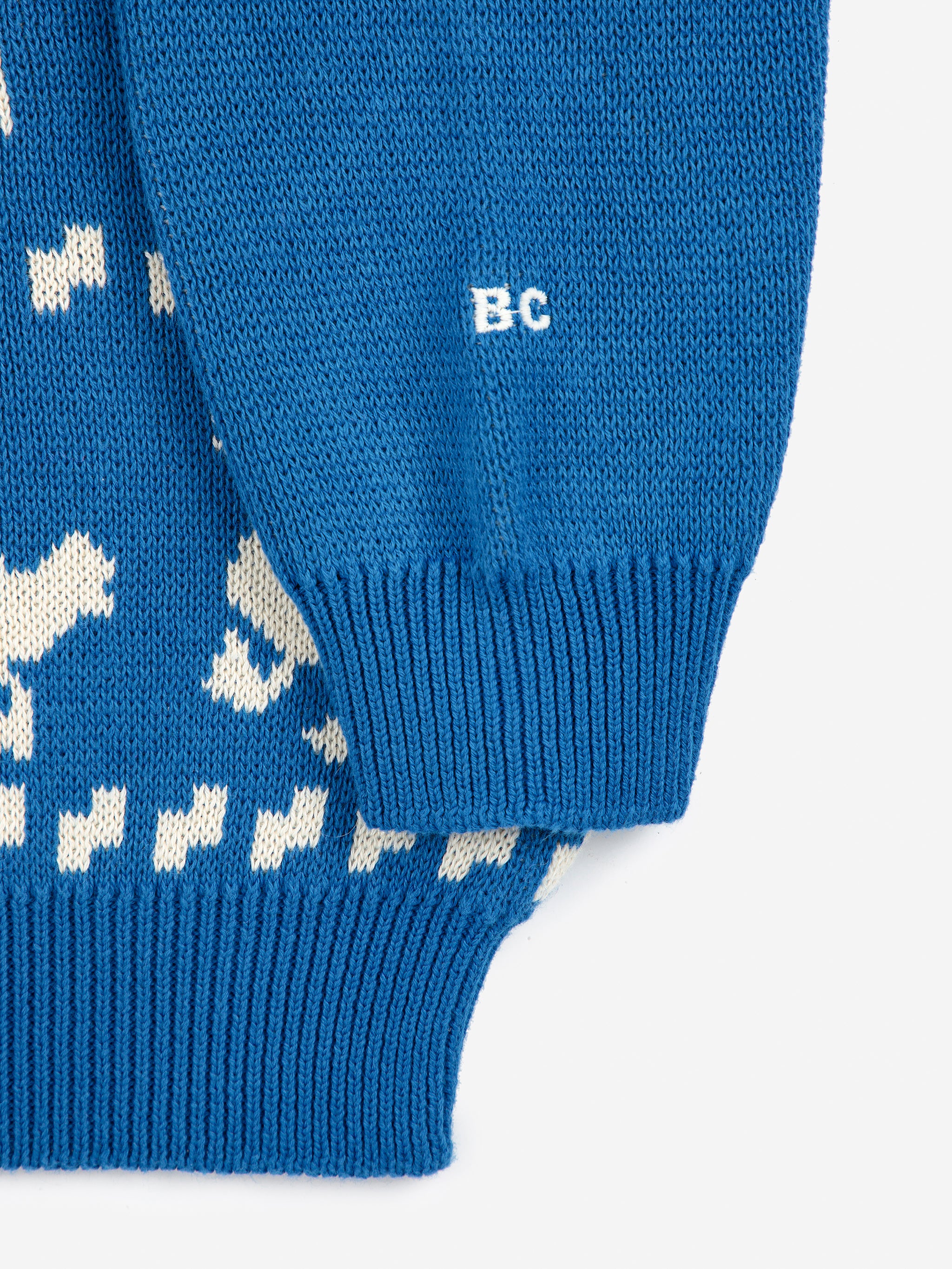 Farm jacquard jumper – blue