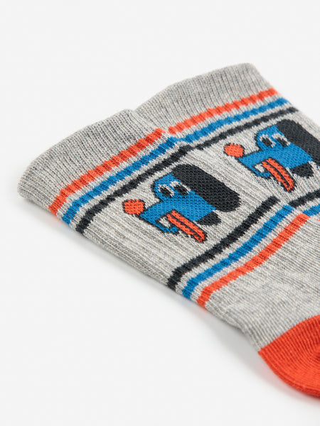 Doggy Mate Short Socks – heather grey