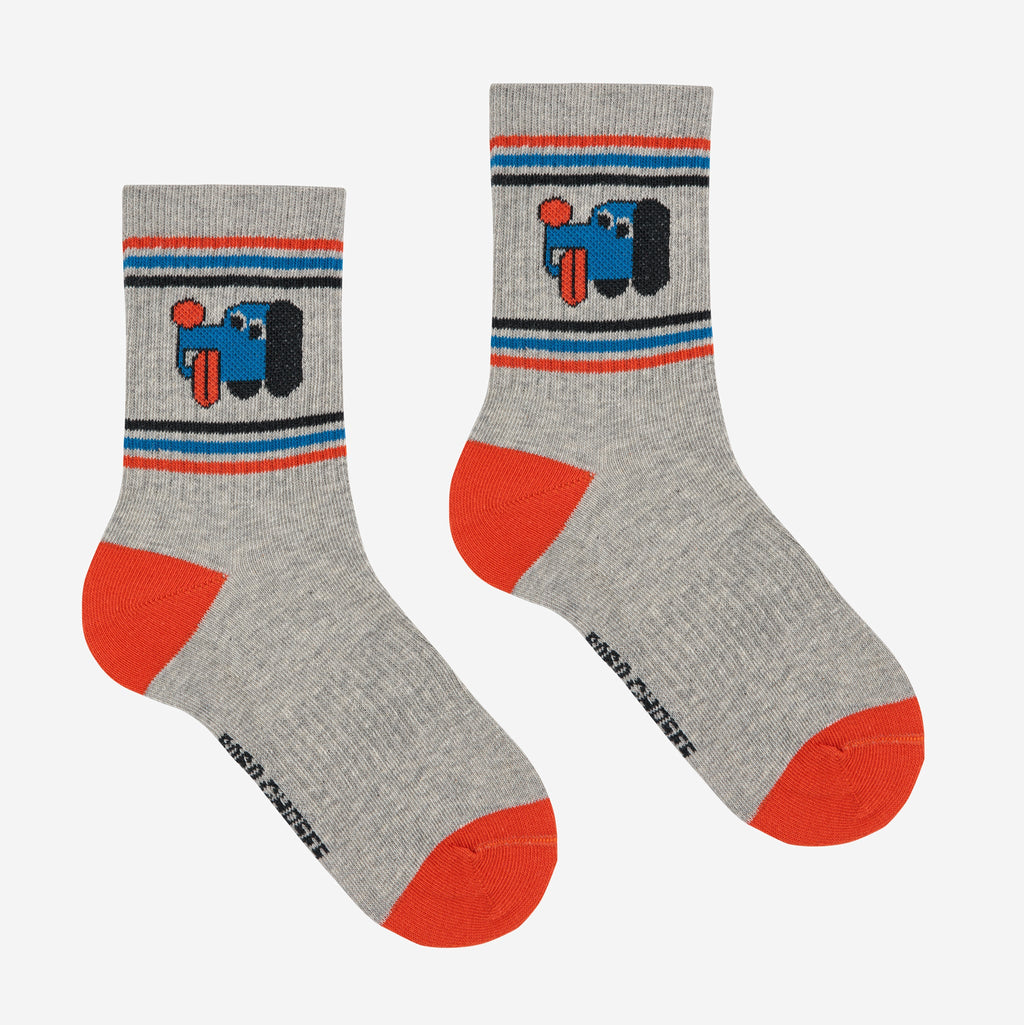 Doggy Mate Short Socks – heather grey