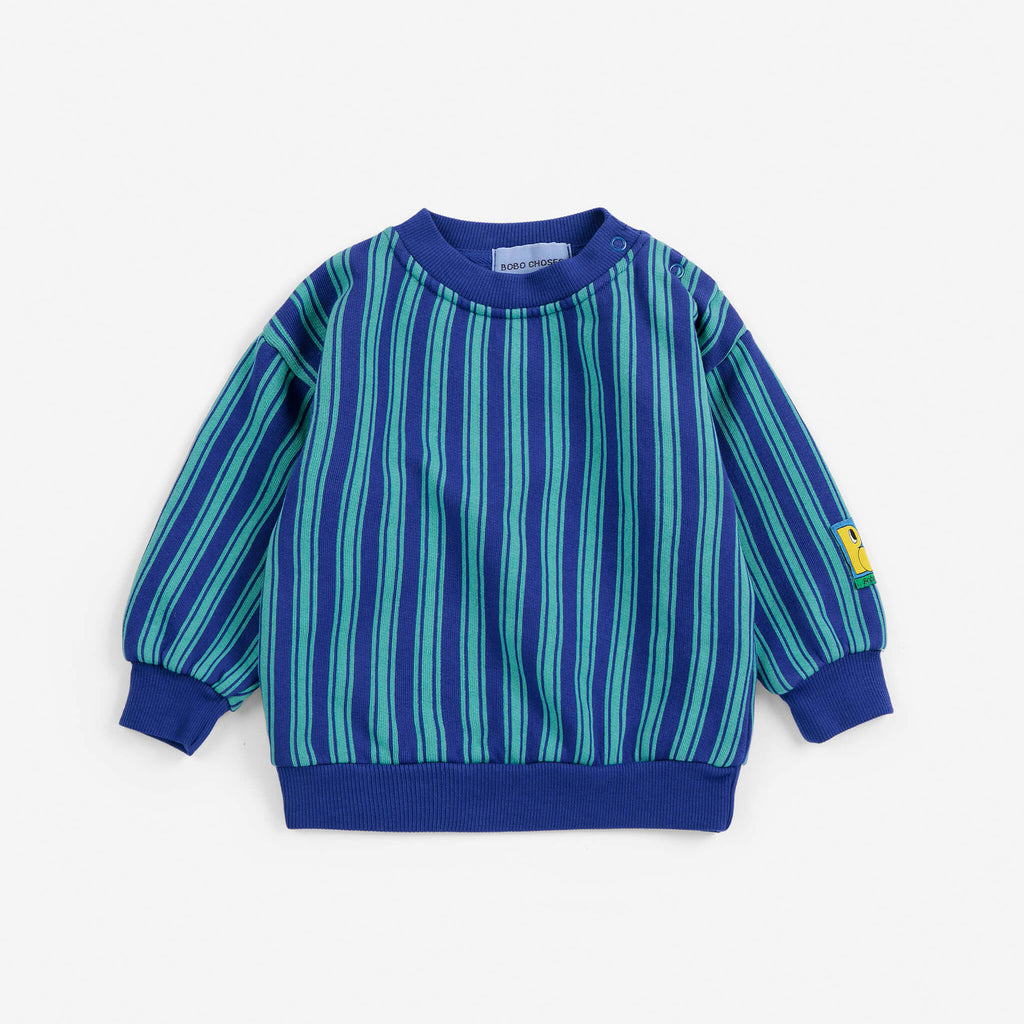 Booo Bo Choses Tag Stripes Sweatshirt