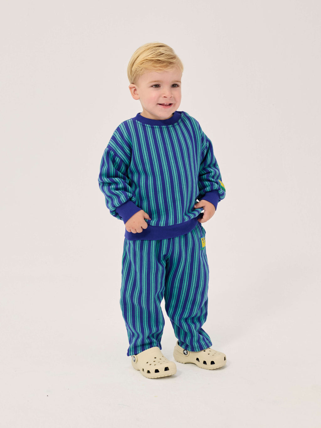 Booo Bo Choses Tag Stripes Sweatshirt