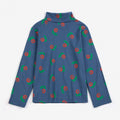 Stamp Bloom All Over Turtle Neck T-Shirt