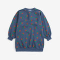 Stamp Bloom All Over Sweatshirt Dress
