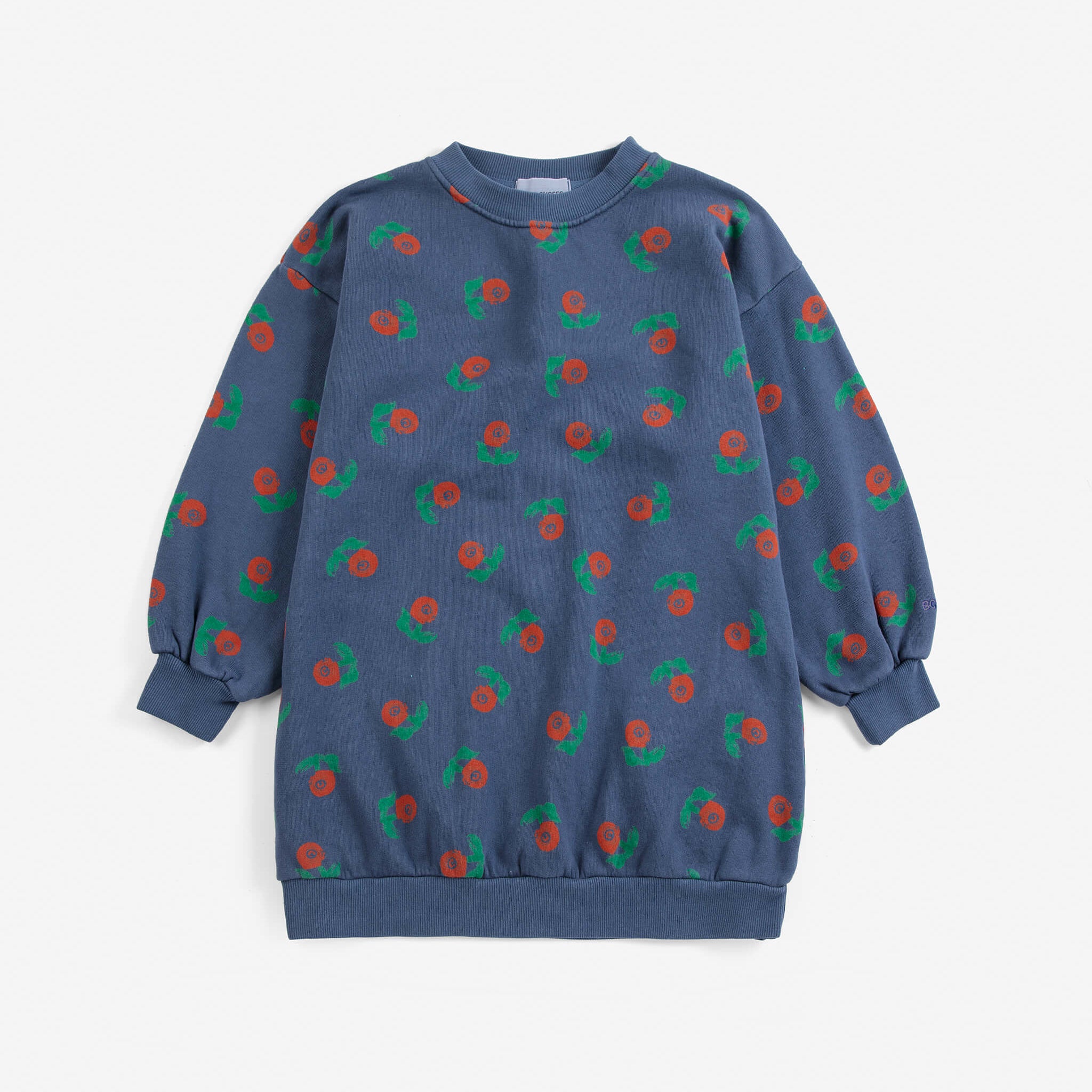 Stamp Bloom All Over Sweatshirt Dress