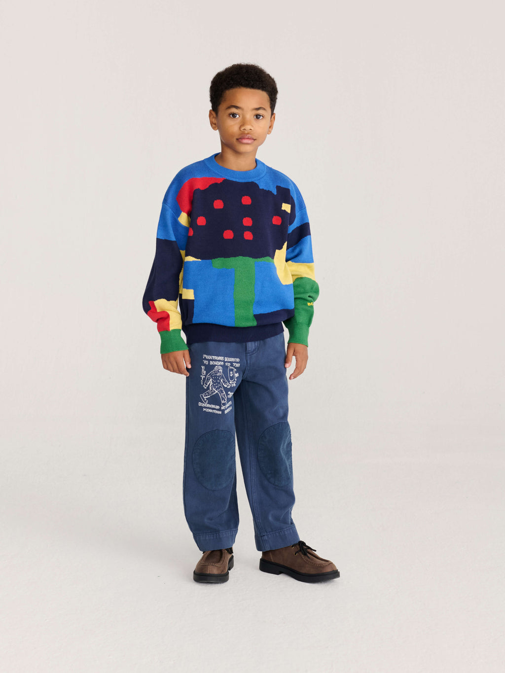 Paint Forest All Over Jacquard Jumper