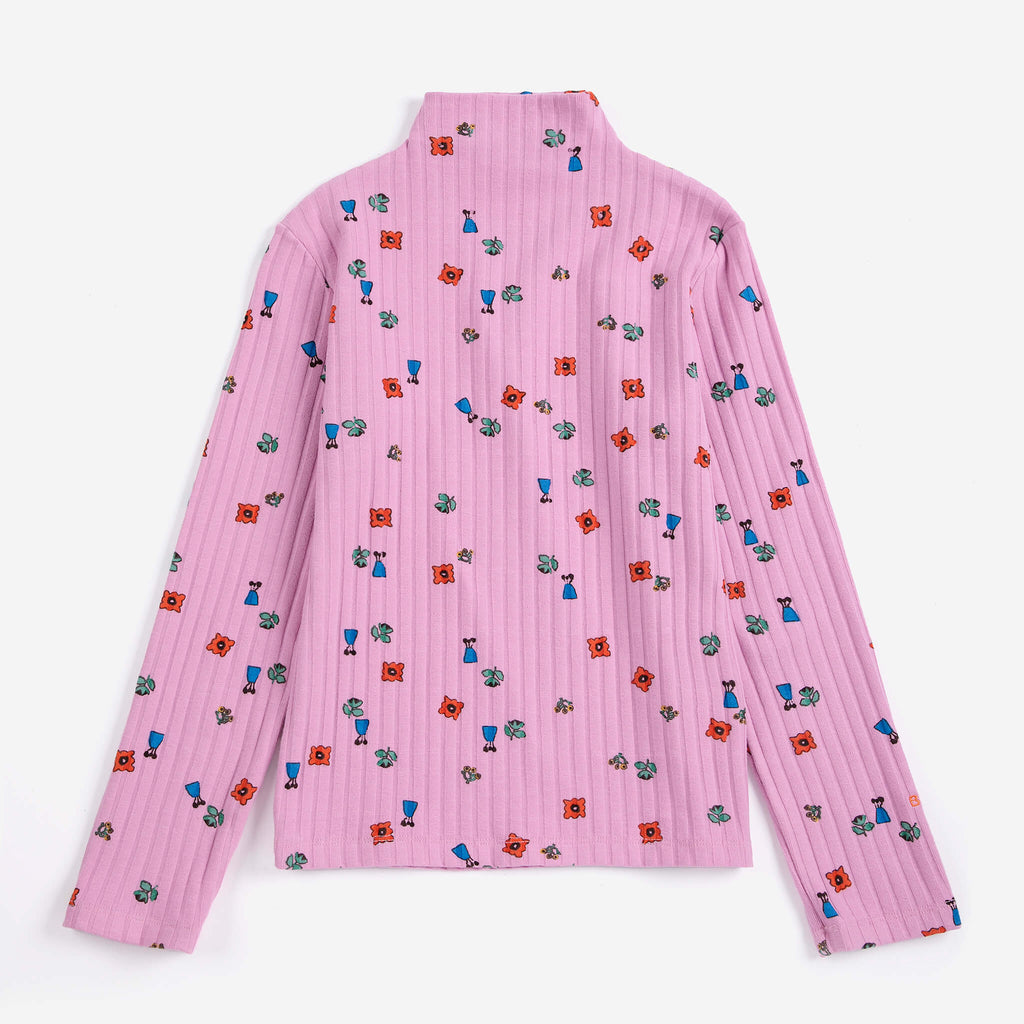 Blossom All Over Turtleneck T-Shirt