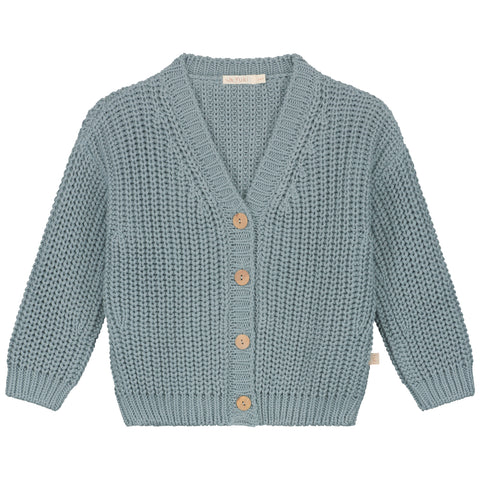 Chunky Knitted Cardigan – ocean