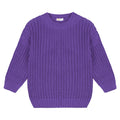 Chunky Knitted Sweater – amethyst