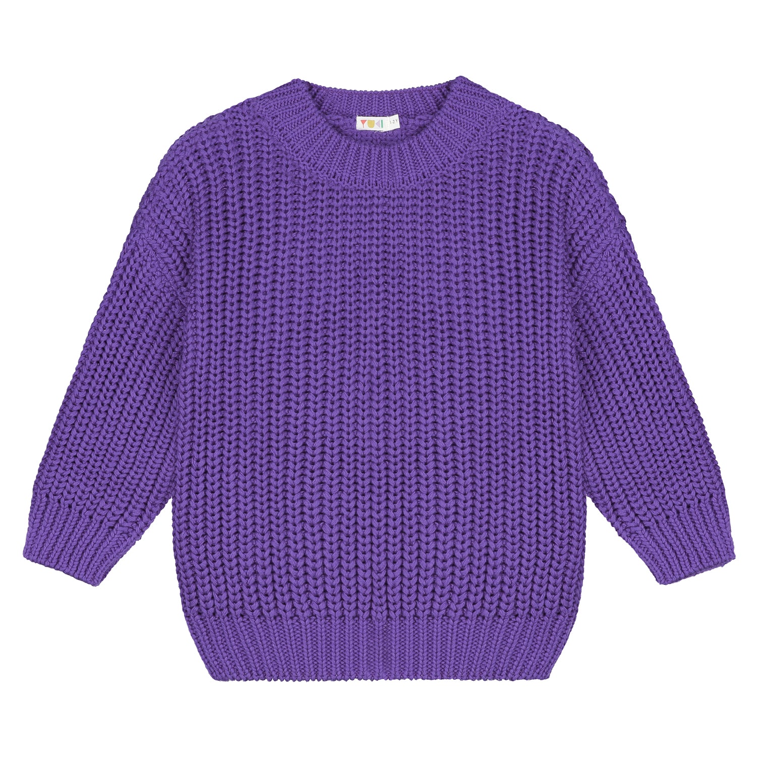 Chunky Knitted Sweater – amethyst