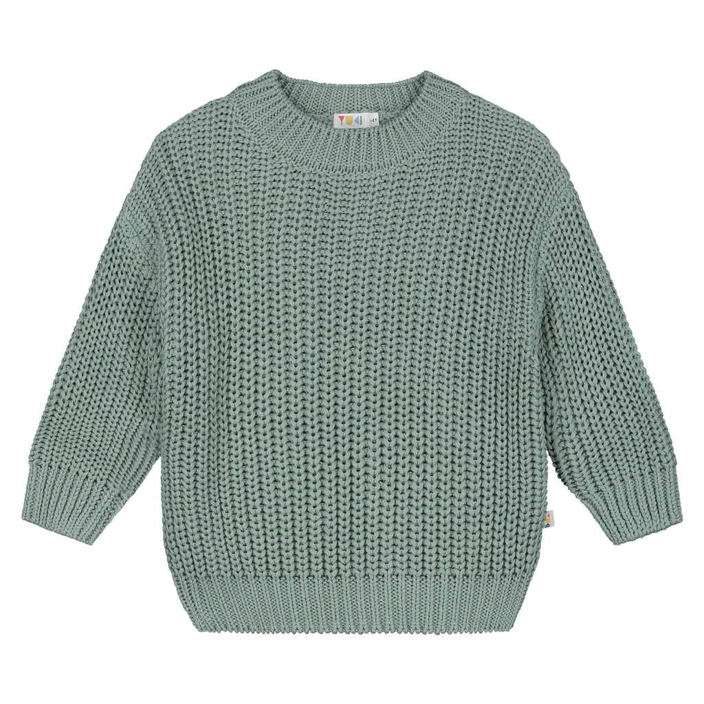 Chunky Knitted Sweater – eucalyptus