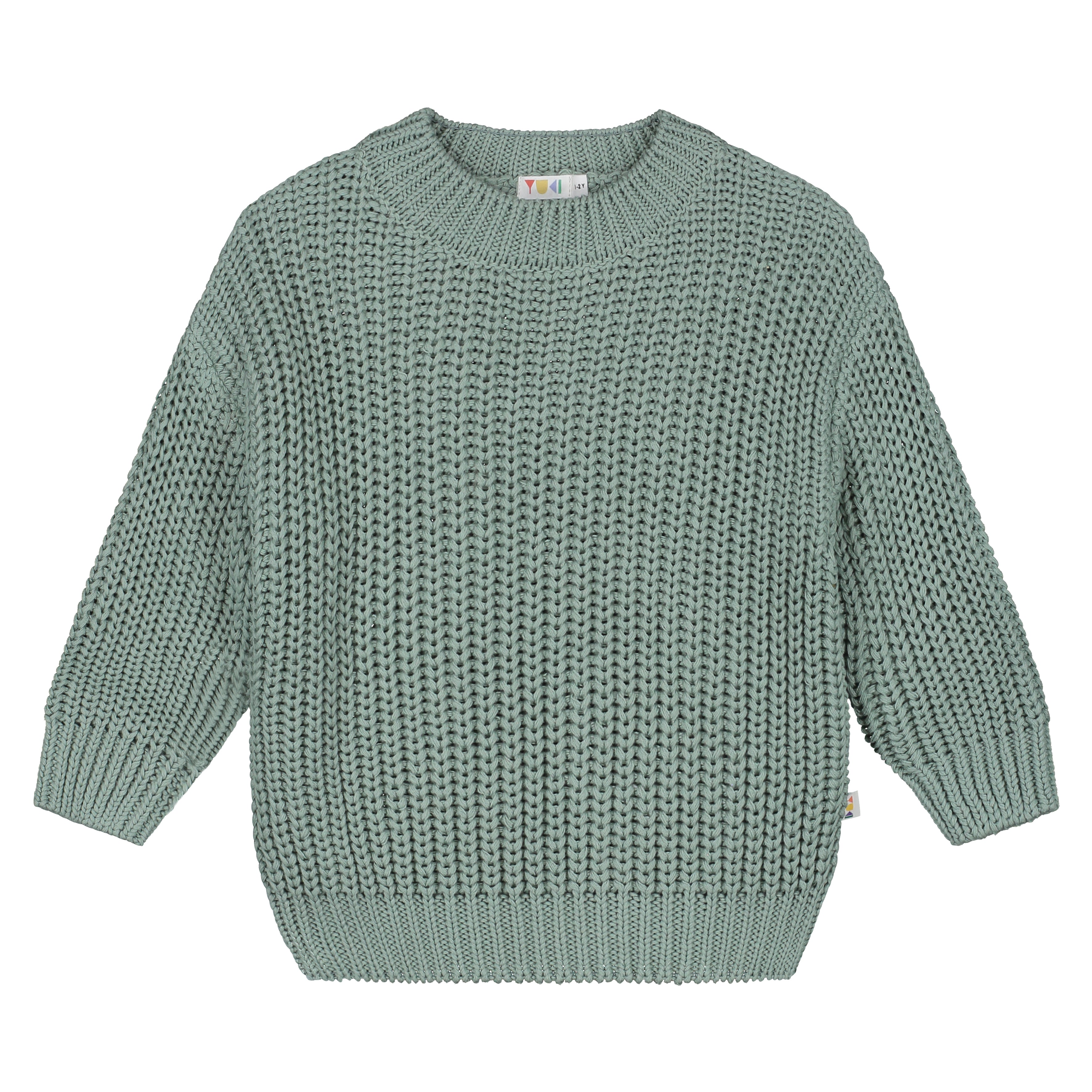 Chunky Knitted Sweater – eucalyptus