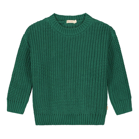 Chunky Knitted Sweater – leaf