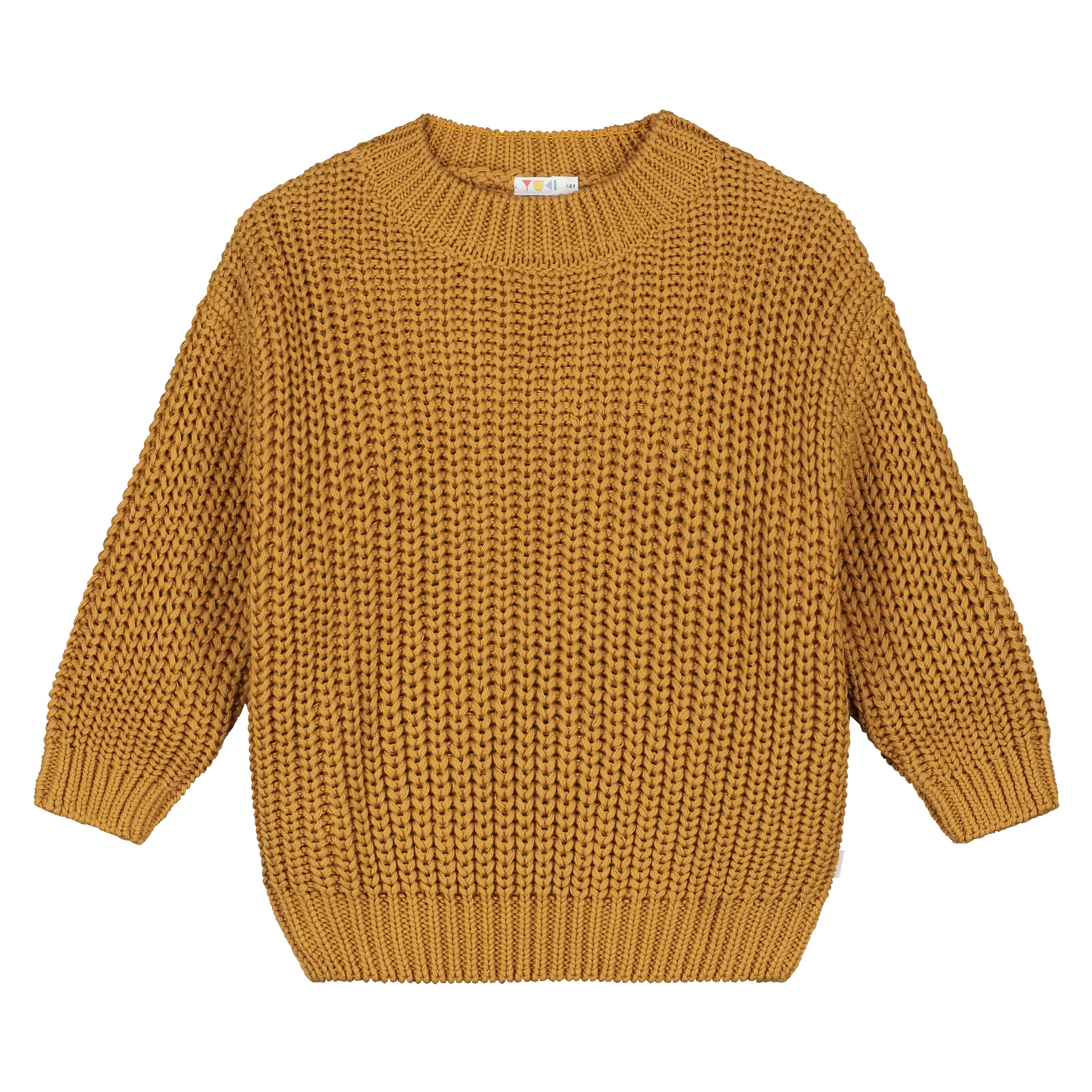 Chunky Knitted Sweater – ochre