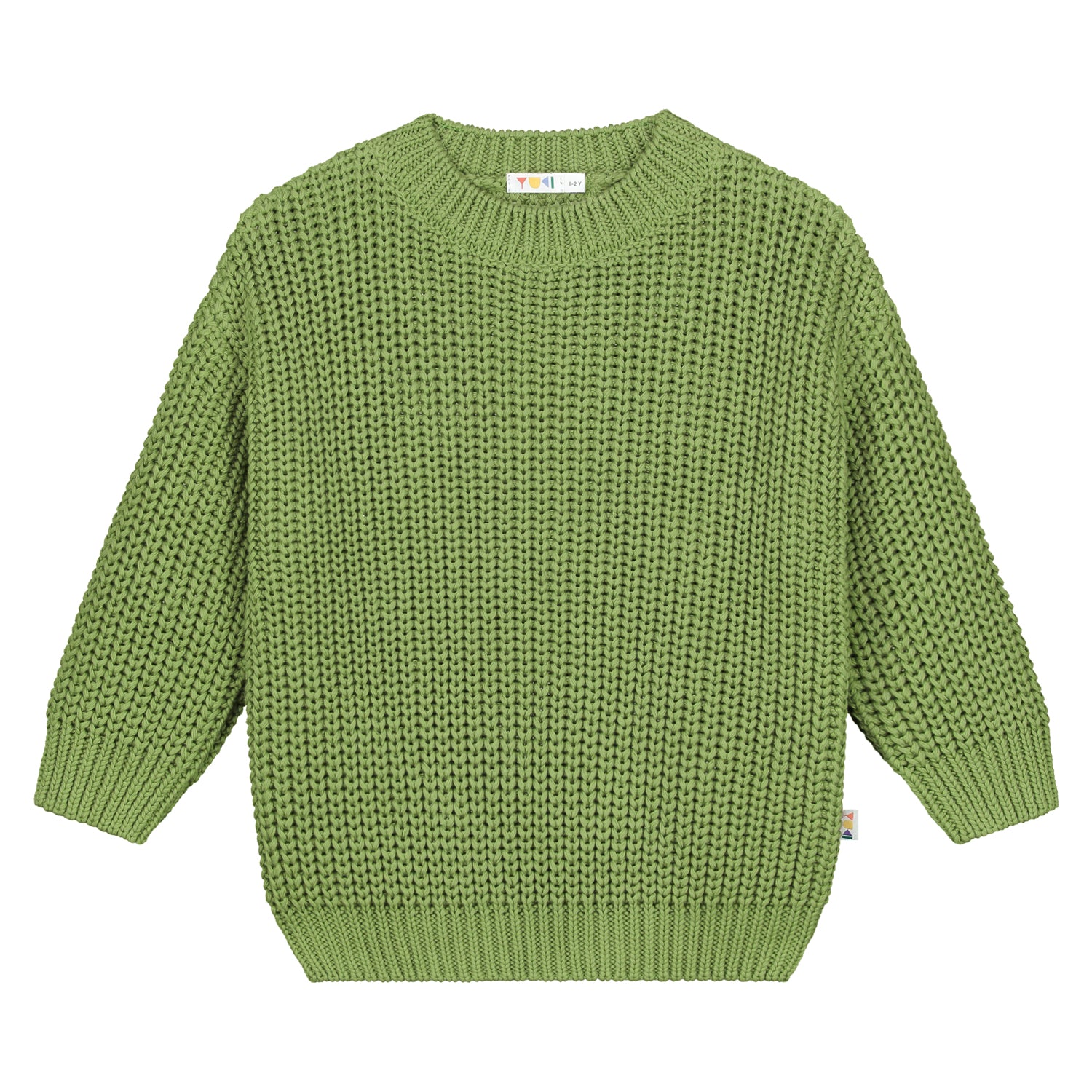 Chunky Knitted Sweater – Olive