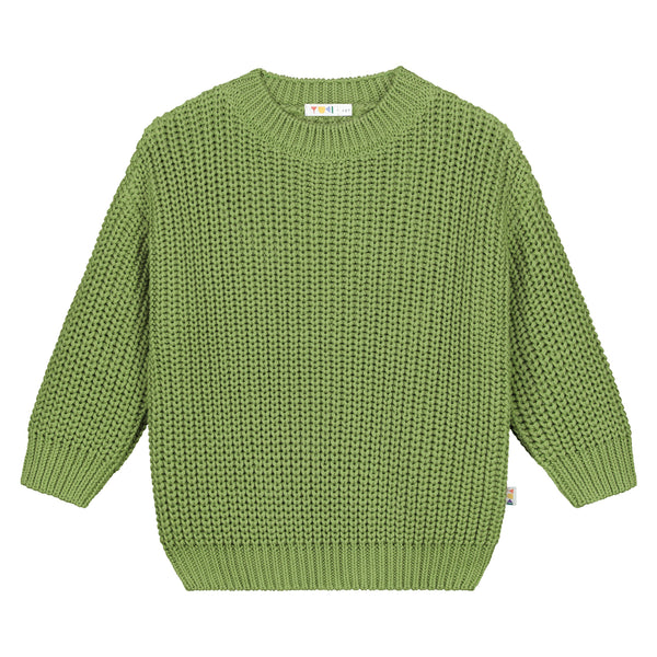 Chunky Knitted Sweater – Olive