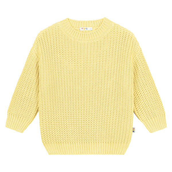 Chunky Knitted Sweater – vanilla