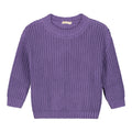 Chunky Knitted Sweater – violet