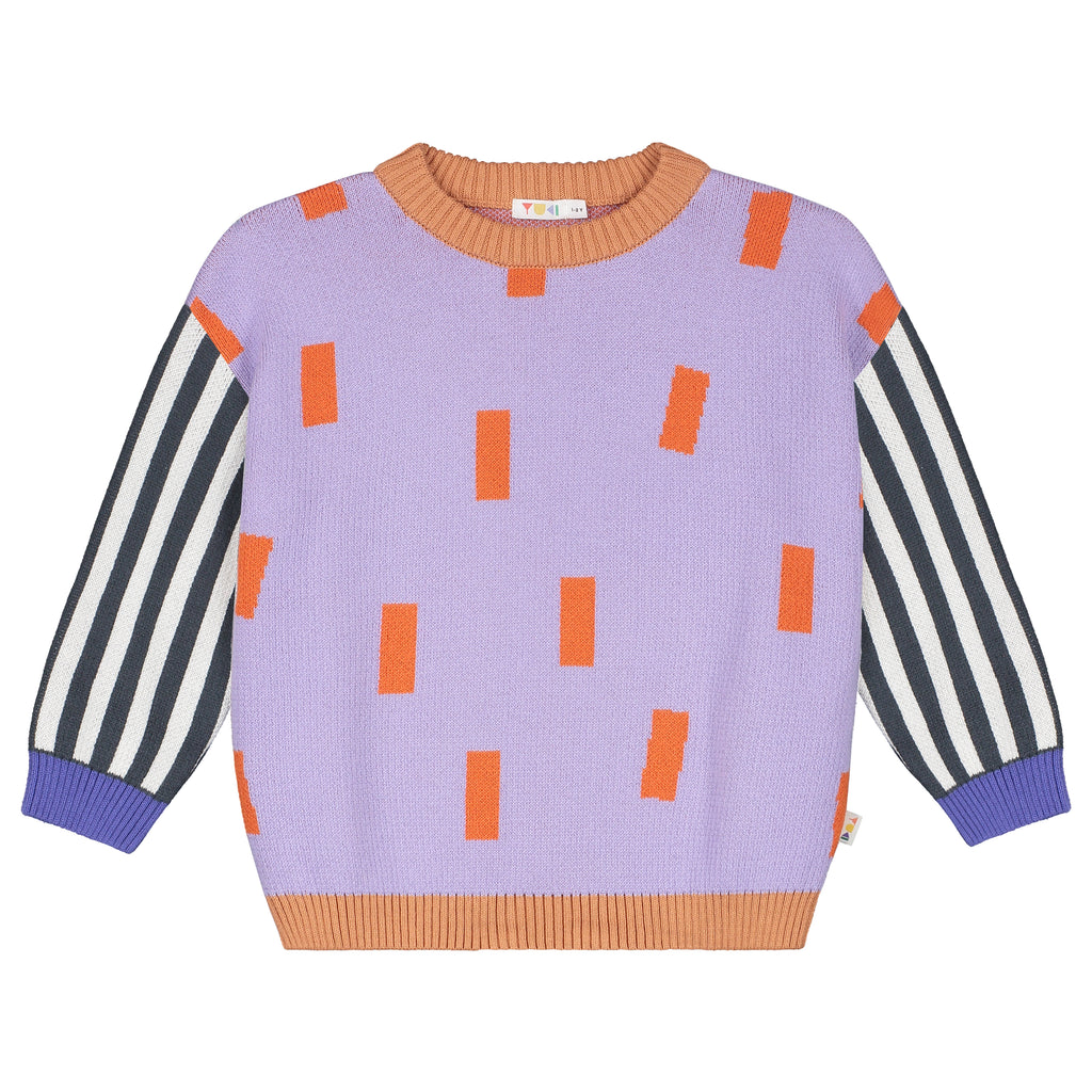 Color Block Sweater – confetti