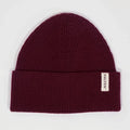 Strick Beanie Merino – cherry