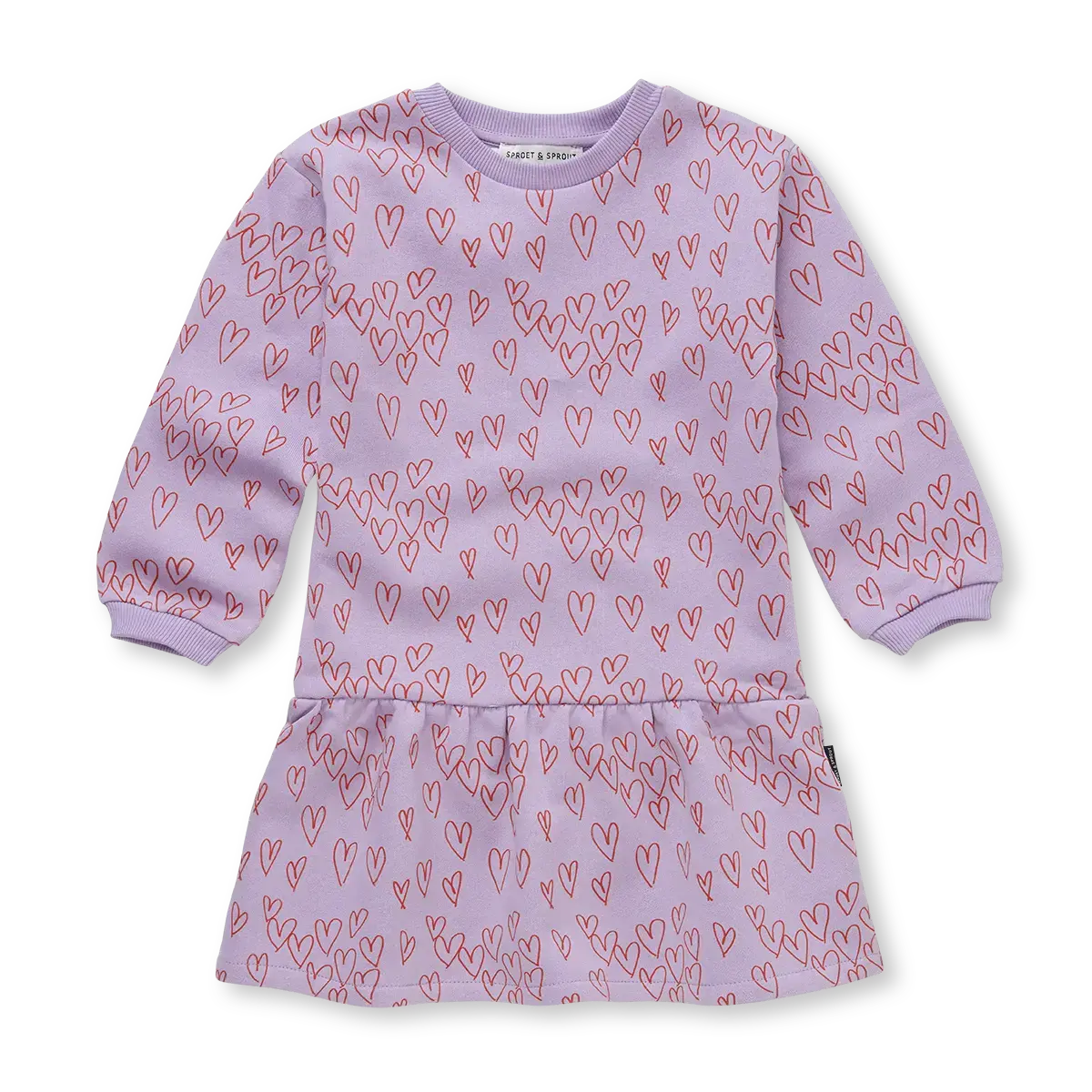 Dress Hearts Print – lavender
