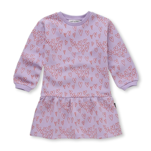 Dress Hearts Print – lavender