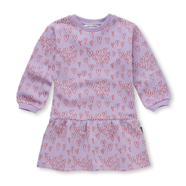 Dress Hearts Print – lavender