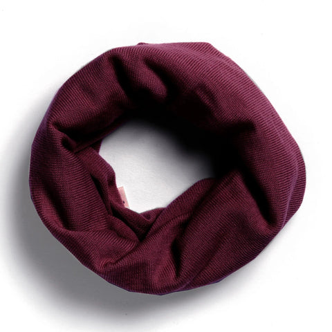 Strick Loopschal – cherry