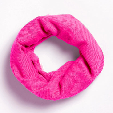 Strick Loopschal – neon pink