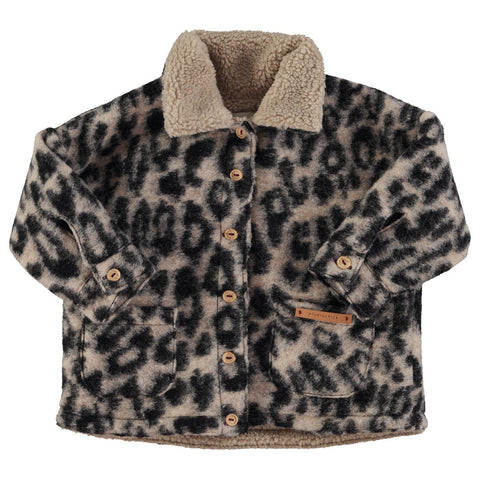 Jacket – ecru w/ animal print