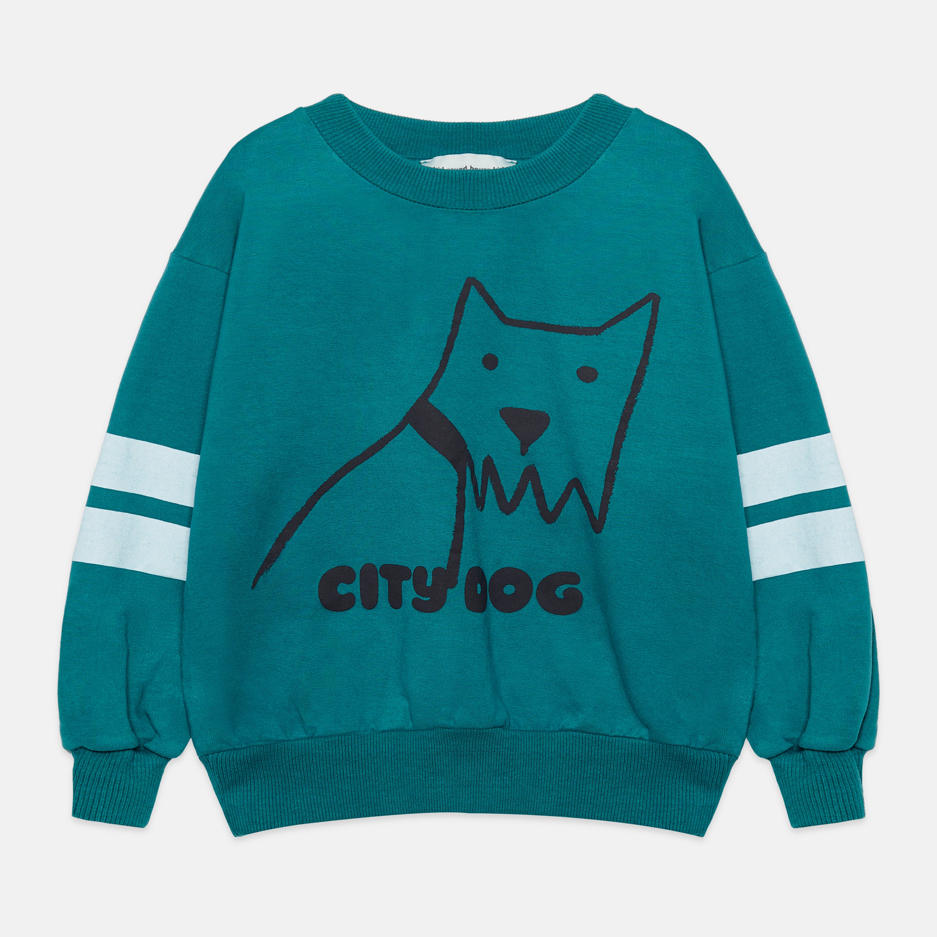City Dog Stripes Sweatshirt – green